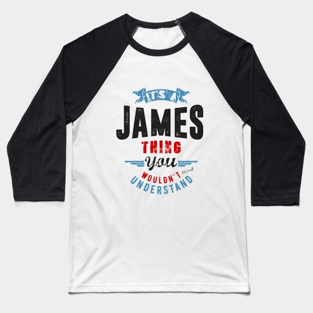 Is Your Name, Jame ? This shirt is for you! Baseball T-Shirt by C_ceconello